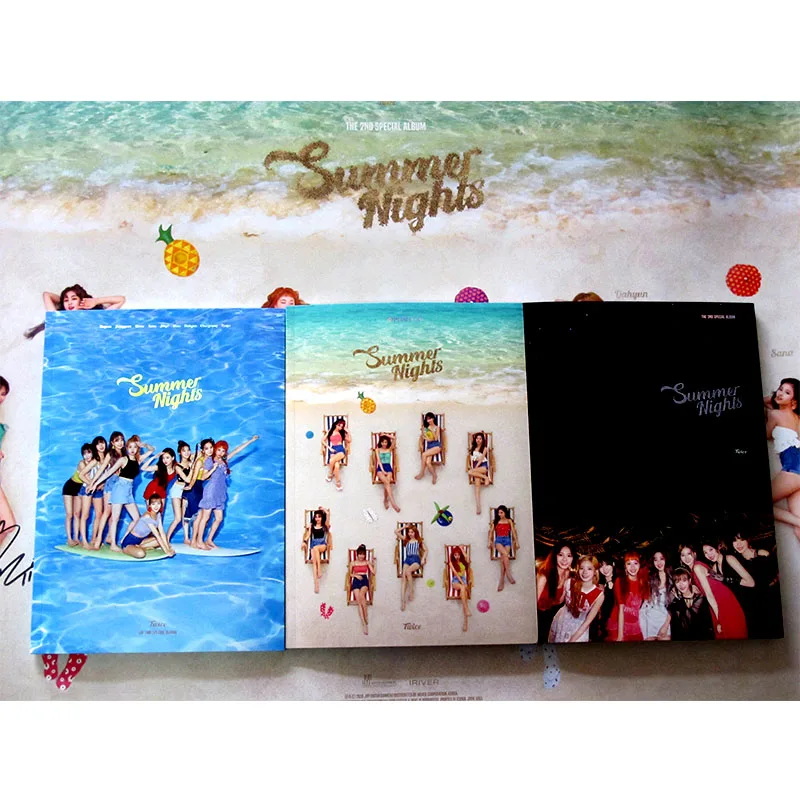 Signed Twice Autographed 18 2nd Album Summer Nights Album Cd Korean Signed Poster 0018 Photo Albums Aliexpress