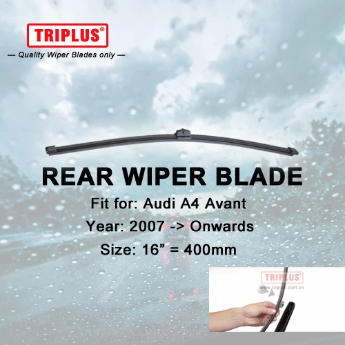 Rear Wiper Blade for Audi A4 Avant Allroad (2007 Onwards) 1pc 16" 400mm