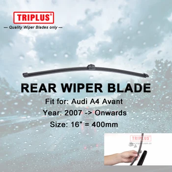 

Rear Wiper Blade for Audi A4 Avant Allroad (2007-Onwards) 1pc 16" 400mm,Rear Windscreen Wipers,for Back Window Windshield Blades
