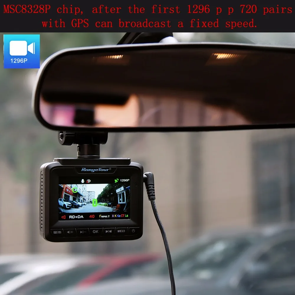 Россия 3 в 1 Автомобильный dvr Радар детектор gps Dash Cam FHD 1296 P видео рекордер