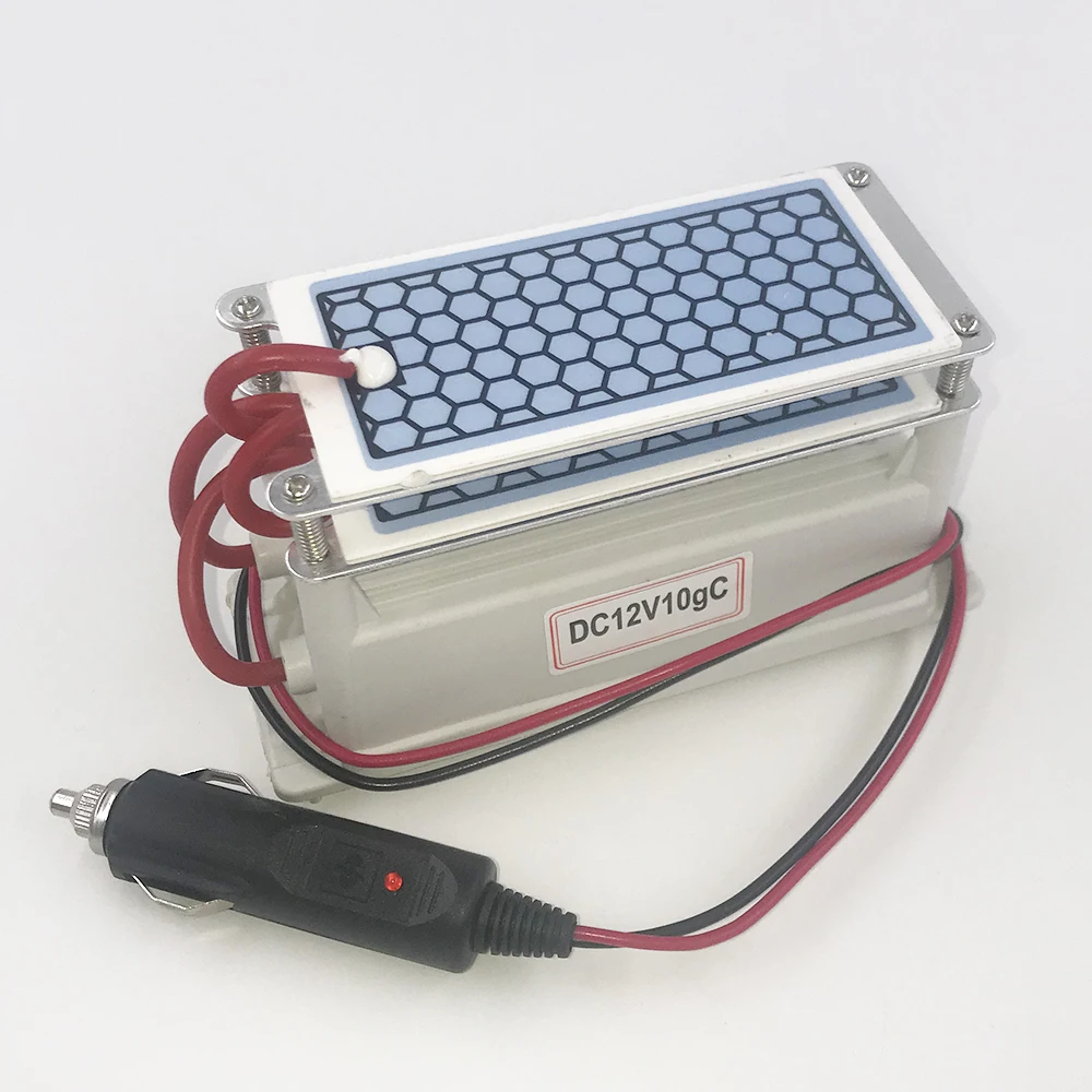 

220V/ 110V/ 12V 10g portable ozone generator air purifier ozonizer sterilizer for car or home use