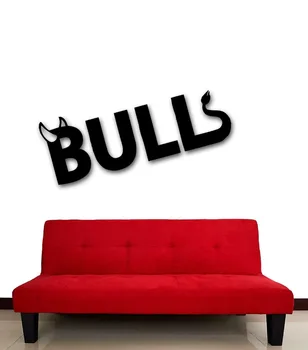 

Wall Stickers Vinyl Decal Bull Bullfight Animal Sign Lettering