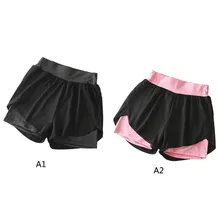 Штампованные женские шорты с высокой талией спортивные фитнес ходовые шорты йоги брюки Гимнастические Колготки