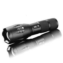 5 mode Zoomable XML L2 5000LM XL-L T6 3800lumens LED Flashlight Torch tactical light for AAA or 18650 Rechargeable Battery