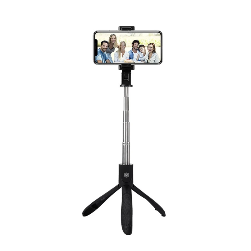 

Wireless Bluetooth Selfie Stick Handheld Foldable Retractable Rotatable Phone Holder Monopod Mini Tripod For iPhone XR XS S10