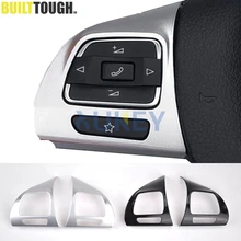 Хромированная накладка на руль для VW Golf 6 Mk6 Passat B7 CC EOS Tiguan Jetta Touran Sharan Caddy Badge рамка стикер