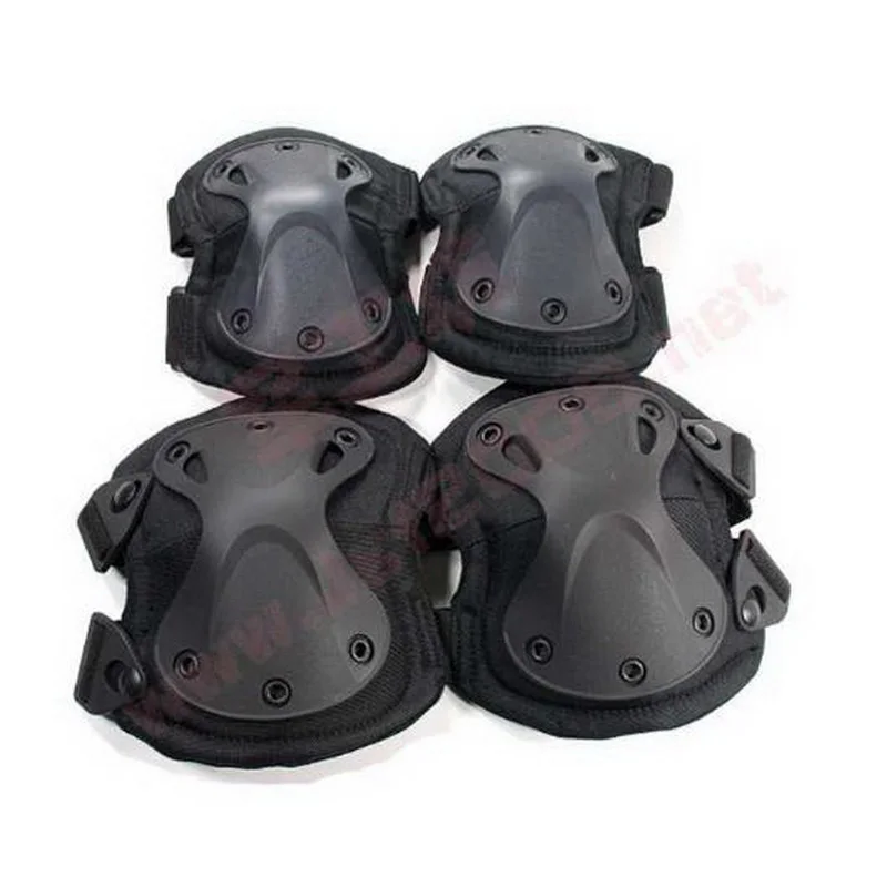 

341213/four Item sets/Outdoor camouflage climbing riding pulley/Protective gear/Protective knee /Protection elbow/