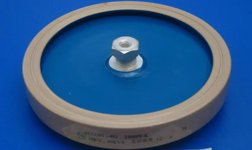 Round ceramics Porcelain high frequency machine new original high voltage CCG81-6U 2500PF 10KV 90KVA Round ceramics Porcelain high frequency machine new original high voltage CCG81-6U 2500PF 10KV 90KVA