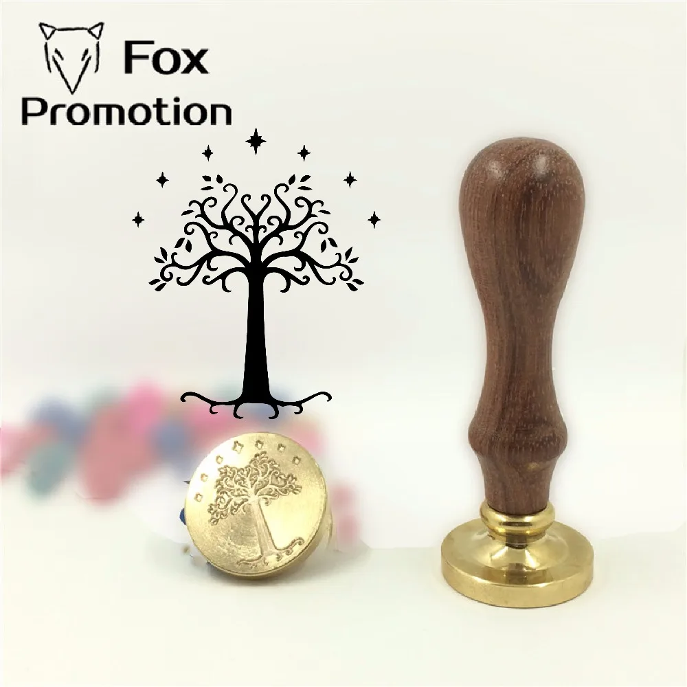 

New Hot Lord of the rings wax seal stamp with wood handle, ScrapbookingDIY Ancient Seal Retro Stamp, Vintage Gift high quality