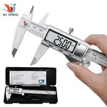 QSTEXPRESS 0-150mm/6″ Metal casing Digital CALIPER VERNIER caliper metal digital caliper GAUGE MICROMETER