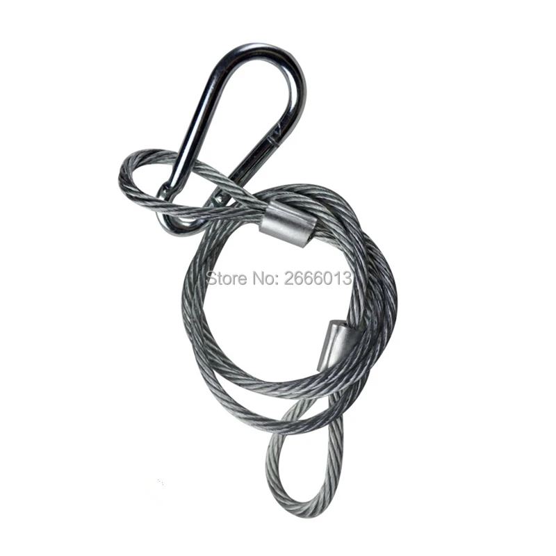 20pcs/lot 85cm Steel Wire Stage Light Safety Ropes Security Cables
