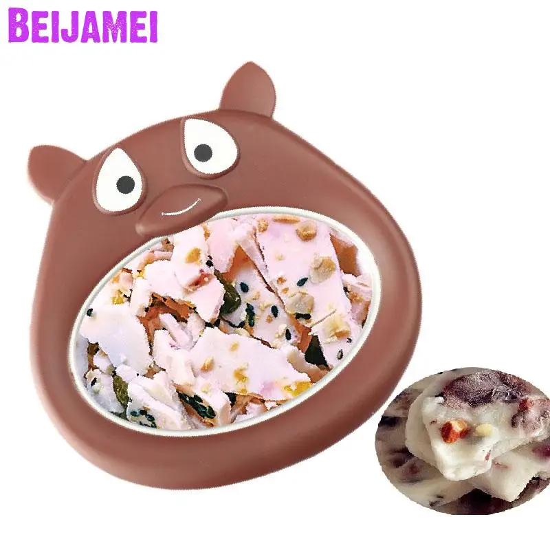 

Beijamei Instant Fried Ice Cube Maker Machine DIY Yogurt Pan Homemade Children Mini Fast Freeze Ice Cream Roll Making
