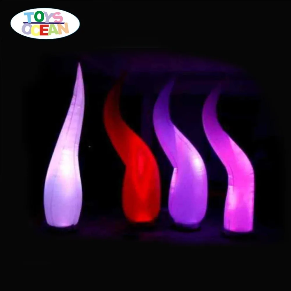 inflatable lighting tusk decorative ivory horn Inflatable Mammoth Ivory Cone Lighting Tube LED Tusk for Decoration | Игрушки и хобби