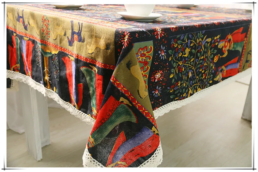 Southeast Asia folk c Cloth Art Environmental Protection Tablecloths