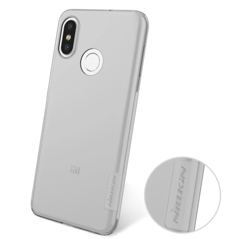 

TPU Case For xiaomi mi8 mi 8 Case Nillkin Nature Series Transparent Clear Soft TPU Cover xiaomi mi8 case 6.21 inch