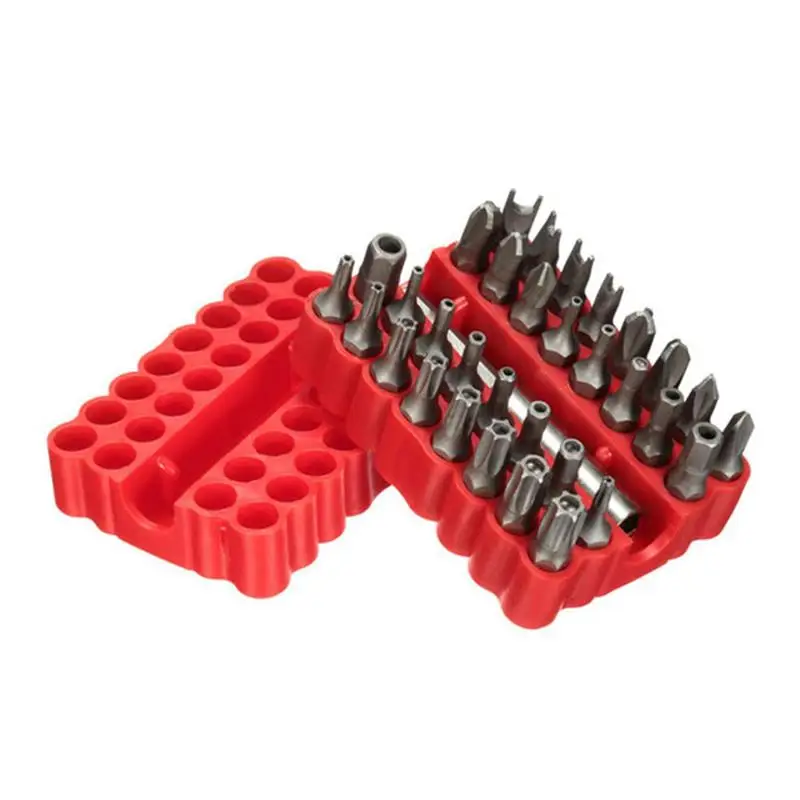 

33 Pieces/ Set Electric Screwdriver Head Security Screw Hex Bit Head Set Hollow Tips Screw Special Head