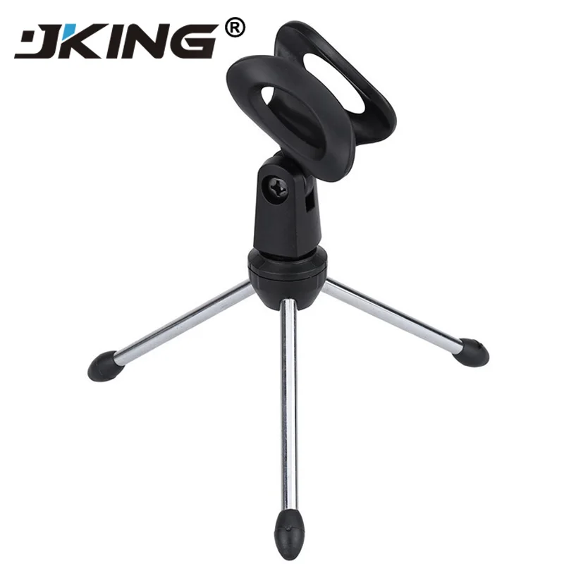 JKING Mini Portable Table Tops Microphone Tripod Zinc Alloy Mic Stand
