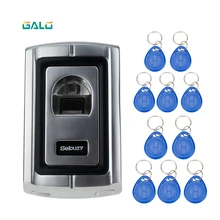 125 кГц радиочастотный идентфикатор отпечатков пальцев Сканер без клавиатуры дверные замки с металлическим корпусом доступа по отпечаткам пальцев Управление; может устройство для чтения карт