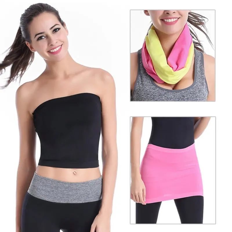 Ladies Stretch font b Bra b font Wrap Yoga Tops font b Sports b font Running