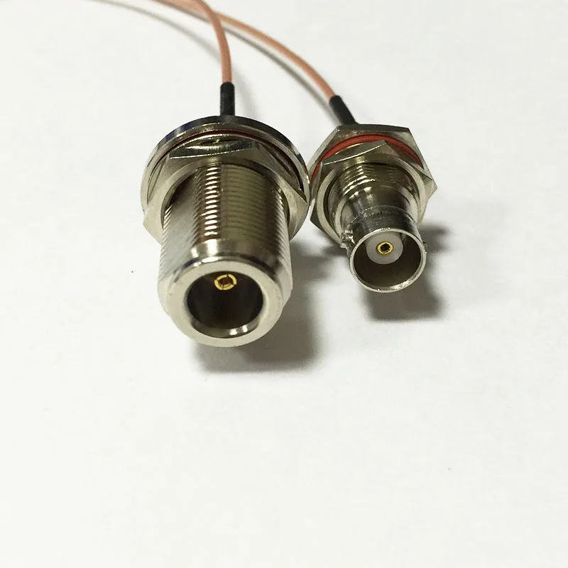 New BNC Female Jack nut Connector Switch N RG178 Cable 15CM 6&quot Adapter Wholesale Fast Ship | Обустройство дома