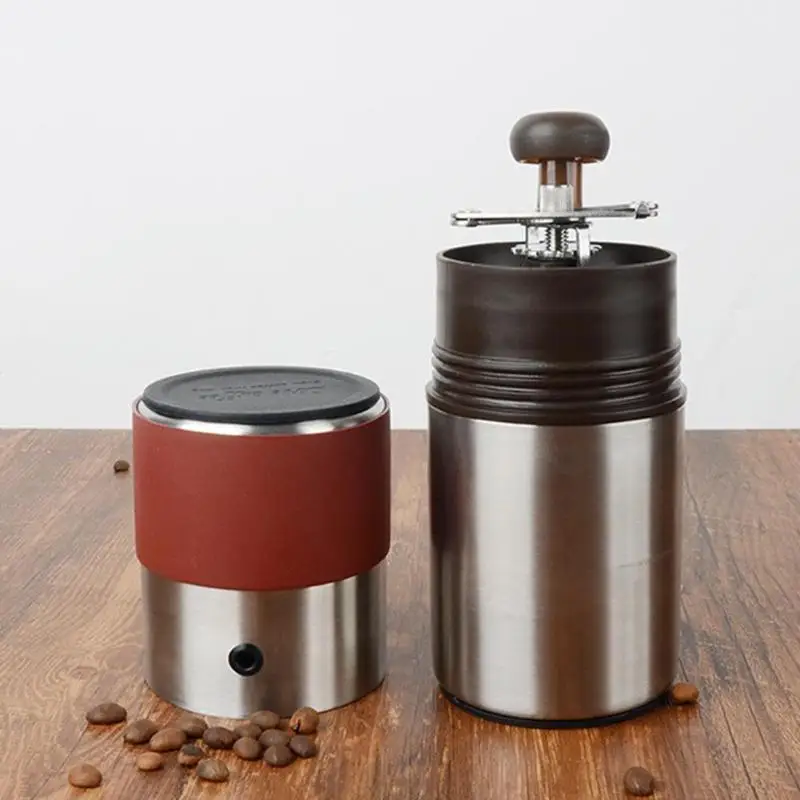 Stainless Steel Coffee Grinder Maker Hand Manual Coffee Grinder Mill Coffee Bean Spice Mini Grinding Machine Kitchen Hand Mill Stainless Steel Coffee Grinder Maker Hand Manual Coffee Grinder Mill Coffee Bean Spice Mini Grinding Machine Kitchen Hand Mill