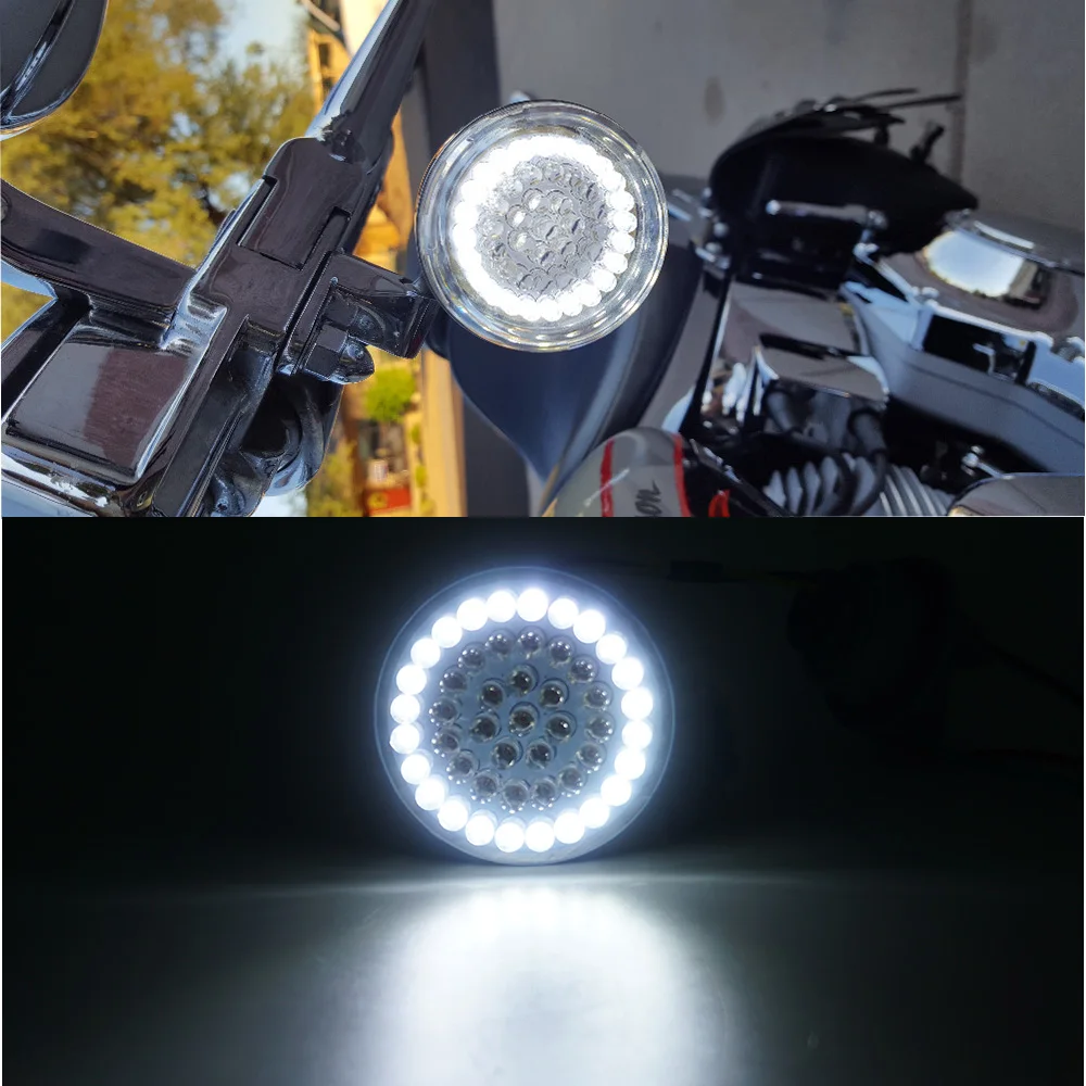 1156 1157 мотоцикл Пуля указатель поворота лампа светодиодные вставки свет для Harley Sportster туристический мотоцикл Softail Dyna Moto