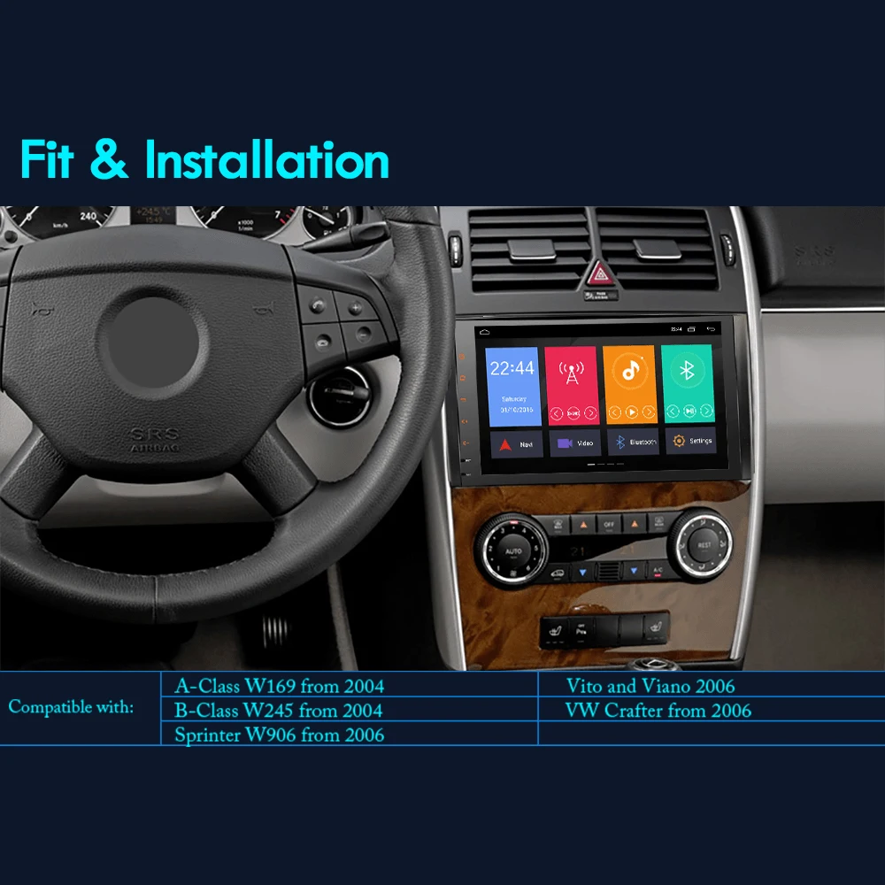 A Sure 9 'ƈ Din четырехъядерный Android 8 1 автоматическое радио GPS DVD Автомобильный