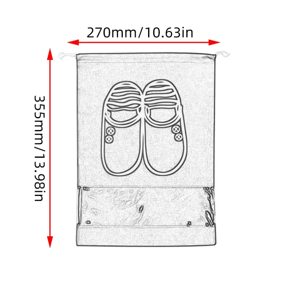 Нетканый шнурок жгут карман дорожная обувь сумка для хранения окно обуви сапоги путешествия Пылезащитная сумка для дома