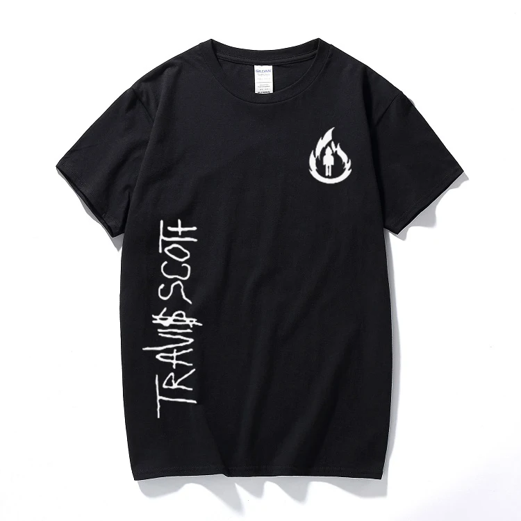 

Rock Punk Short Sleeve T Shirt Men VINTAGE TRAVIS SCOTT La flame MugShot Rodeo Tour Special Printed T-Shirt Homme Casual Top Tee