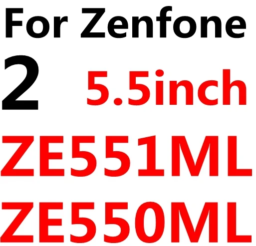 С уровнем твердости 9H закаленное Стекло для Asus ZenFone MAX C 6 GO 2 4 лазерных ZE500CL ZE551ML ZC451CG A450CG A400CG A501CG селфи ZC500TG ZE601KL 451 - Цвет: ze550ml