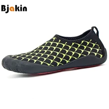 Bjakin обувь для плавания обувь для воды Лето приморский пляж серфинг шлёпанцы Лыжный спорт открытый пять пальцев Мягкая фитнес легкая обувь 46