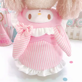 

Cute Dog Clothes Pet Puppy Pink Rabbit Style Soft Fabric Hoodie Coat Jacket Puppy Clothes for Dogs