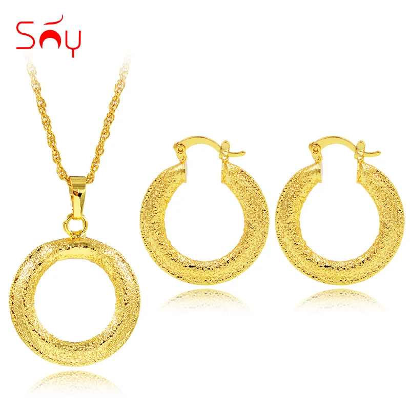 

Sunny Jewelry Vintage Jewelry Earrings Pendant Necklace Jewelry Sets For Women Round Moon For Party Wedding Jewelry Set Findings