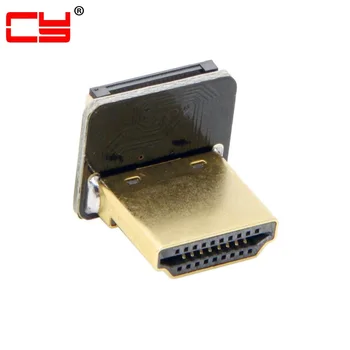 

10pcs/lot Chenyang CYFPV HDMI Type A Male Connector Up Angled 90 Degree for FPV HDTV Multicopter Aerial Photography