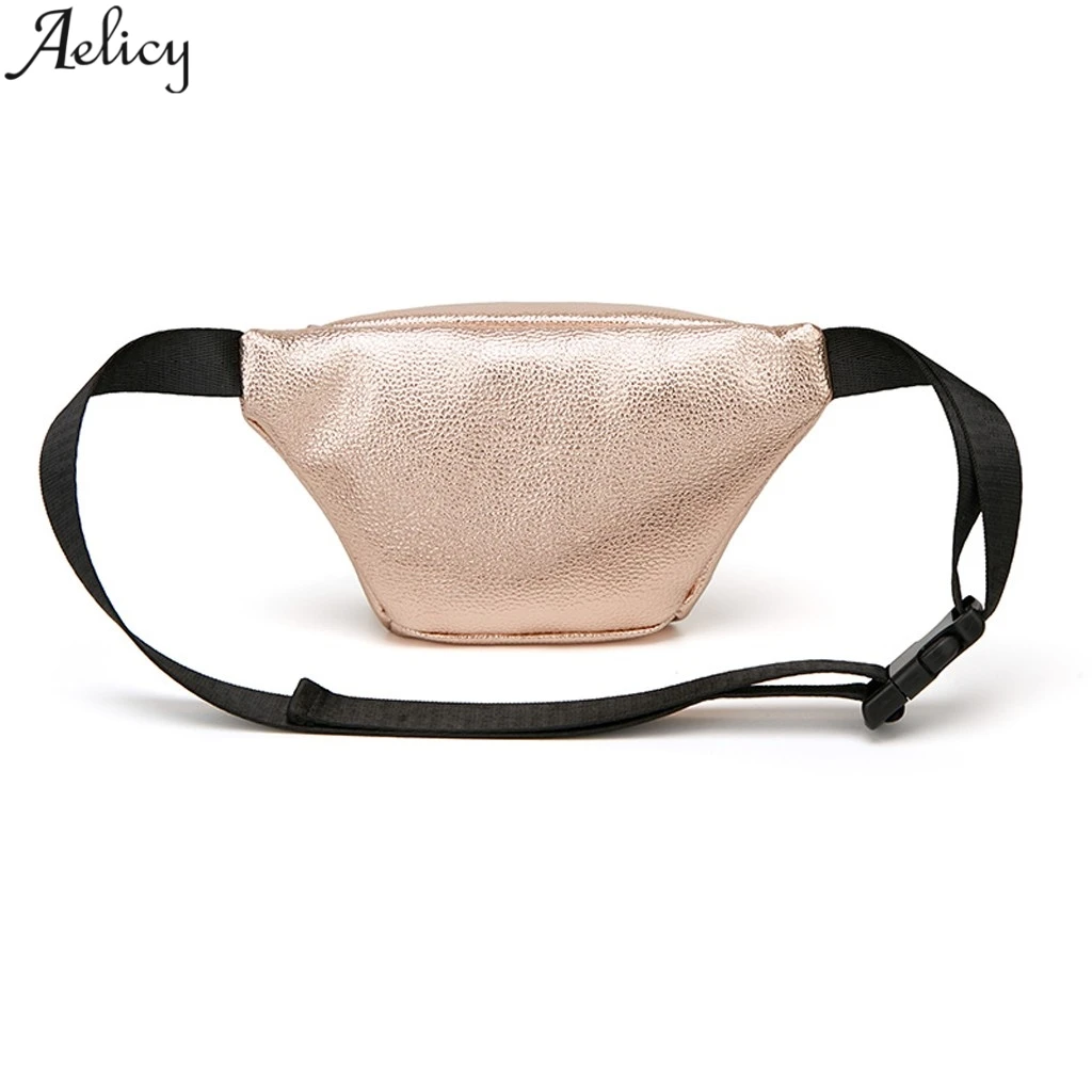 Aelicy женские модные нагрудные Сумки из искусственной кожи на молнии для