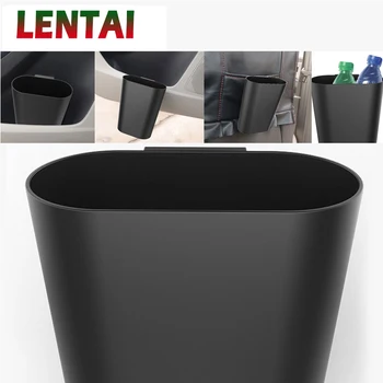 

LENTAI NEW 1PC Car Trash Bin Portable Rubbish Can For Hyundai Solaris I30 creta IX25 Suzuki Swift SX4 Lada Vesta Granta Kalina