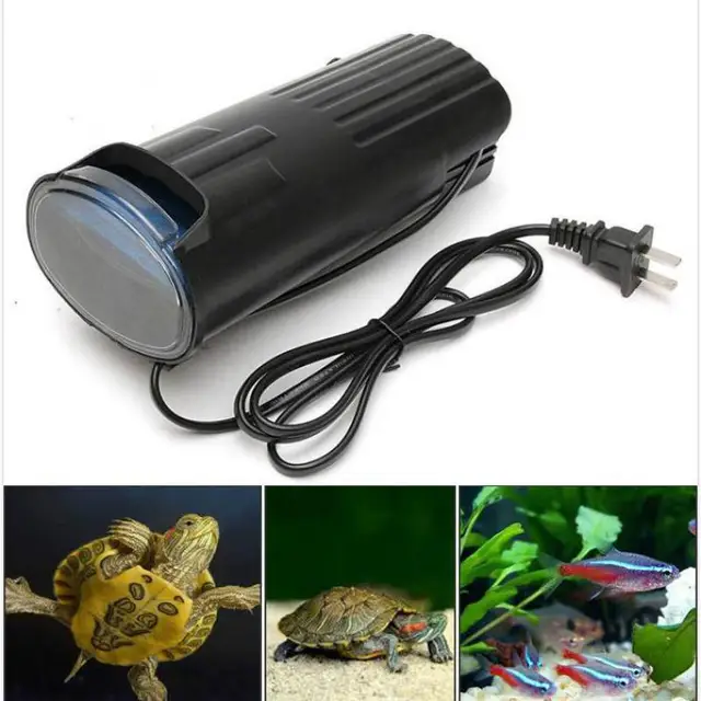 5w Plastic Aquarium Low Water Internal Filter Waterfall Filter Hanging On For Fish Turtle