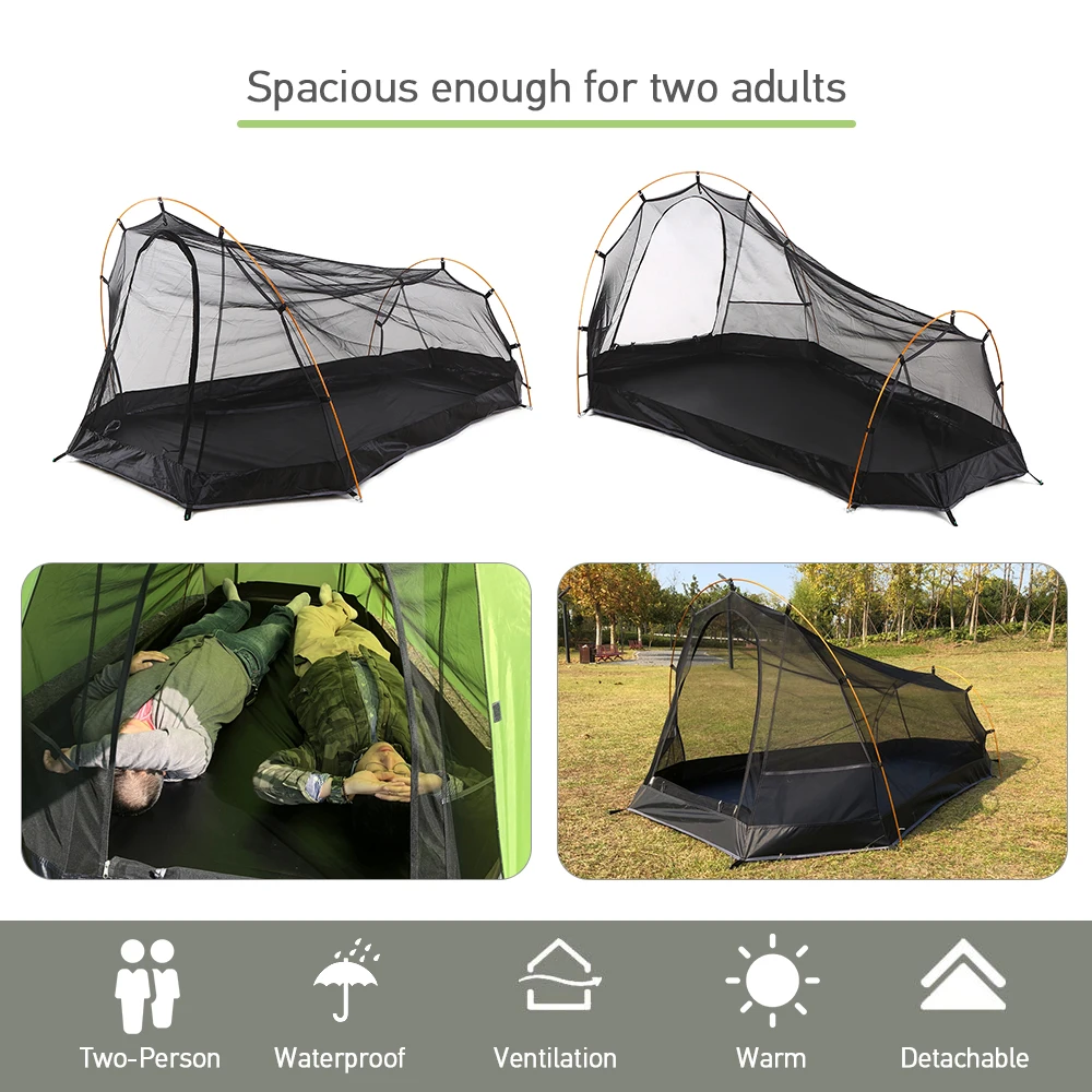 Наружное средство от комаров, сетчатая палатка, палатка для кемпинга с водонепроницаемой защитой от дождя и мух, походная альпинистская палатка, дышащая пляжная сетка