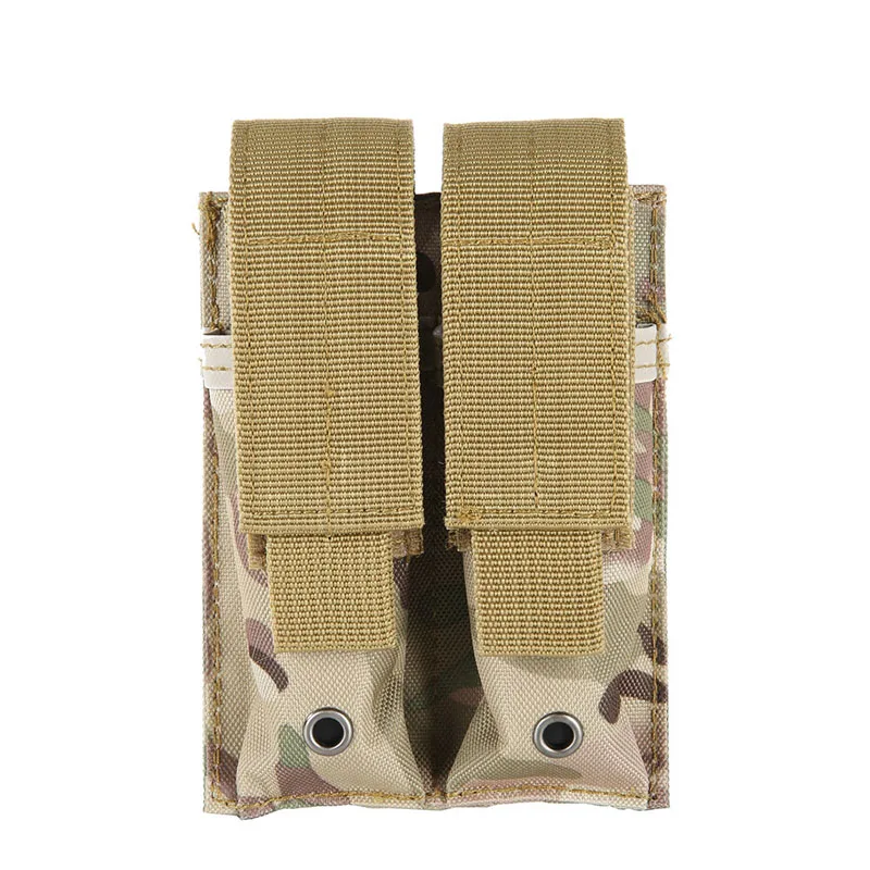 Уличная тактическая двойная сумка для пистолета 9 мм нейлон 600D|pistol magazine pouch|pistol