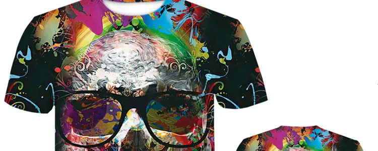 Новейшая летняя мужская футболка с коротким рукавом и принтом черепа и Покера из мультфильма Рик и Морти, 3D футболка, Повседневные Дышащие футболки больших размеров