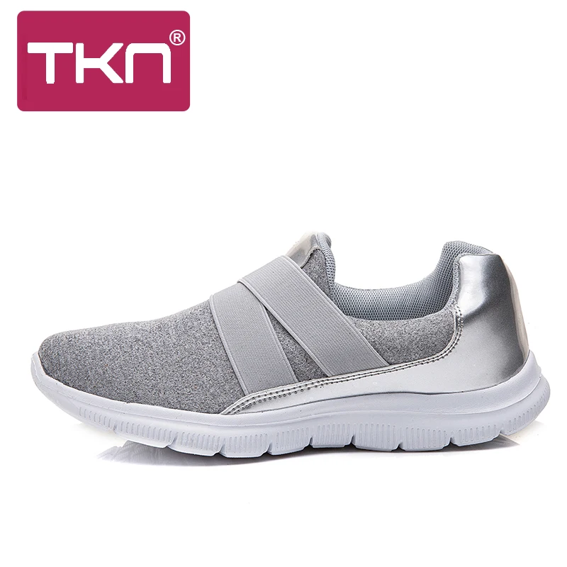 

TKN Women flat sneakers shoes women 2019 summer breathable mesh sneakers women ballet flats slip on flats loafers shoes 902
