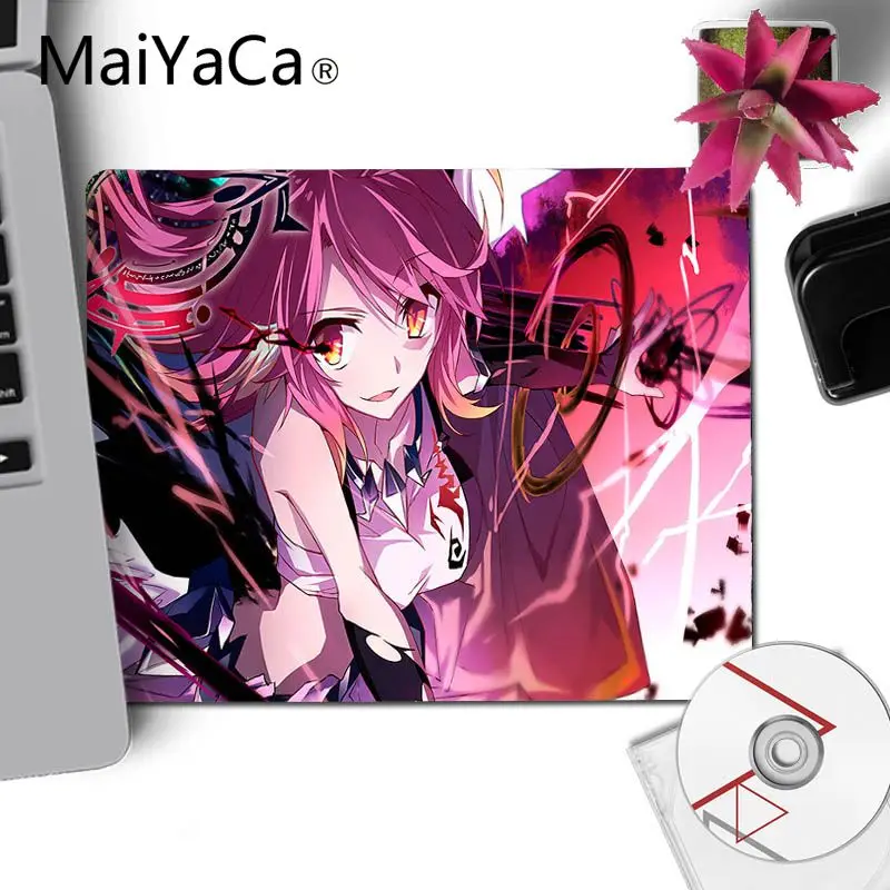 No Lock Edge25x29cm MaiYaCa Высокое качество без игры без жизни zero Аниме Ноутбук игровой мыши коврик для мыши DIY дизайн Аниме Мышь подкладка для коврика для ноутбука - Цвет: No Lock Edge25x29cm