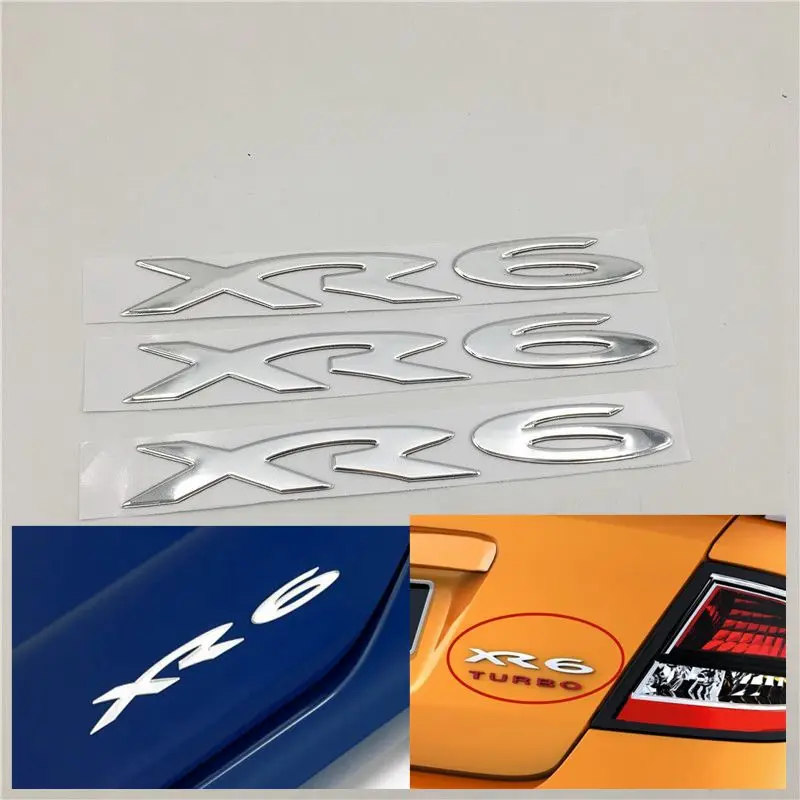 

For Ford Falcon XR6 XR 6 Emblem Rear Trunk Tailgate Logo Sticker Side Door Fender Nameplate Decals