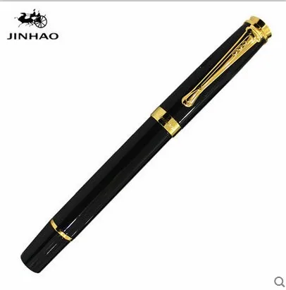 Jinhao 500 роскошная белая металлическая роликовая шариковая ручка серии для учебы и офиса Ручка Гладкий Фирменный Подарок jinhao X750 - Цвет: A