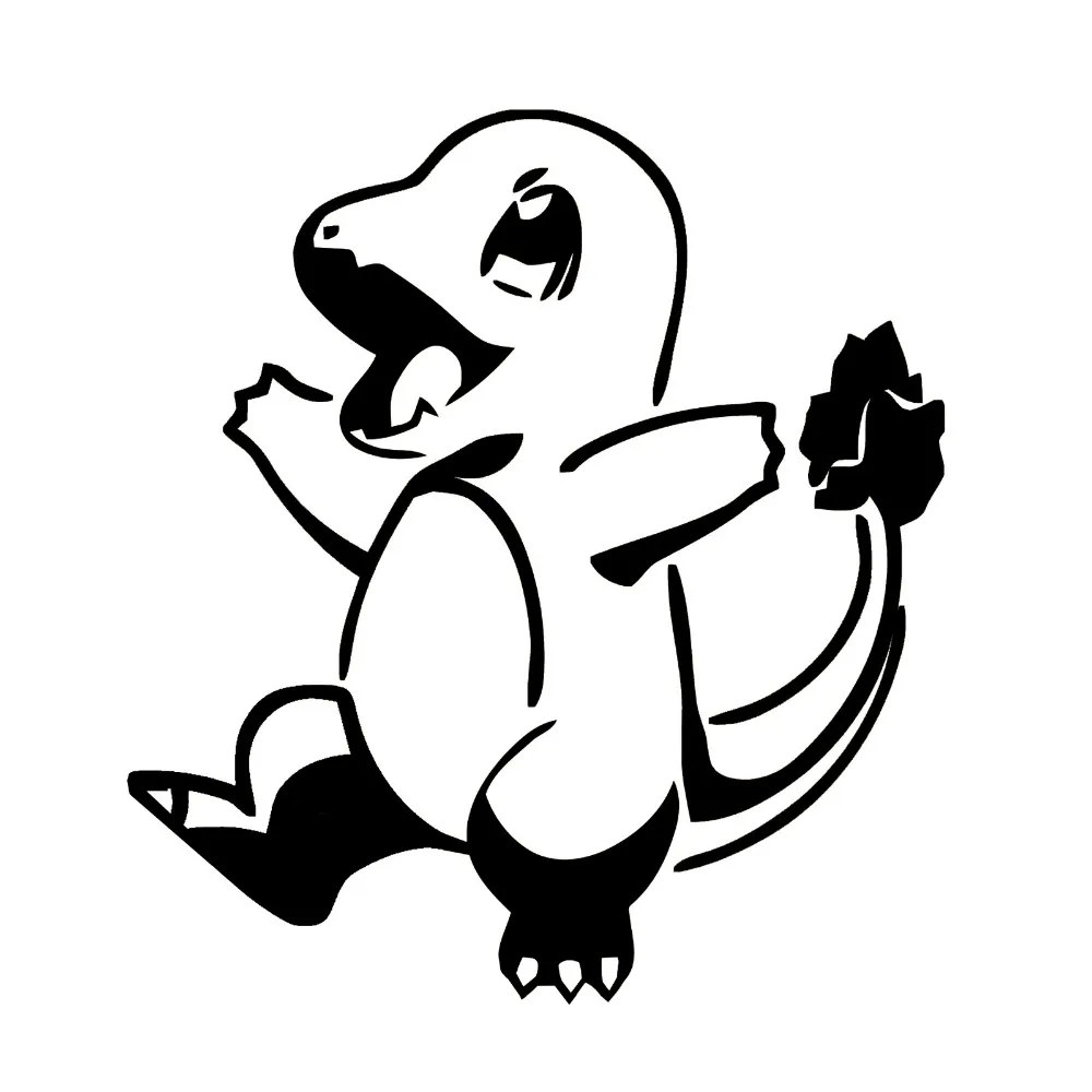 10 X Mobil Styling Kartun Hewan Pet Pikachu Pokemon Kombinasi Stiker