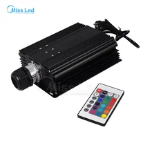 RGB 45 Вт светодиодный волоконно-оптический двигатель 24key RF пульт дистанционного управления, 16 цветов можно зафиксировать. Четыре режима изменения цвета. Встроенный инновационные