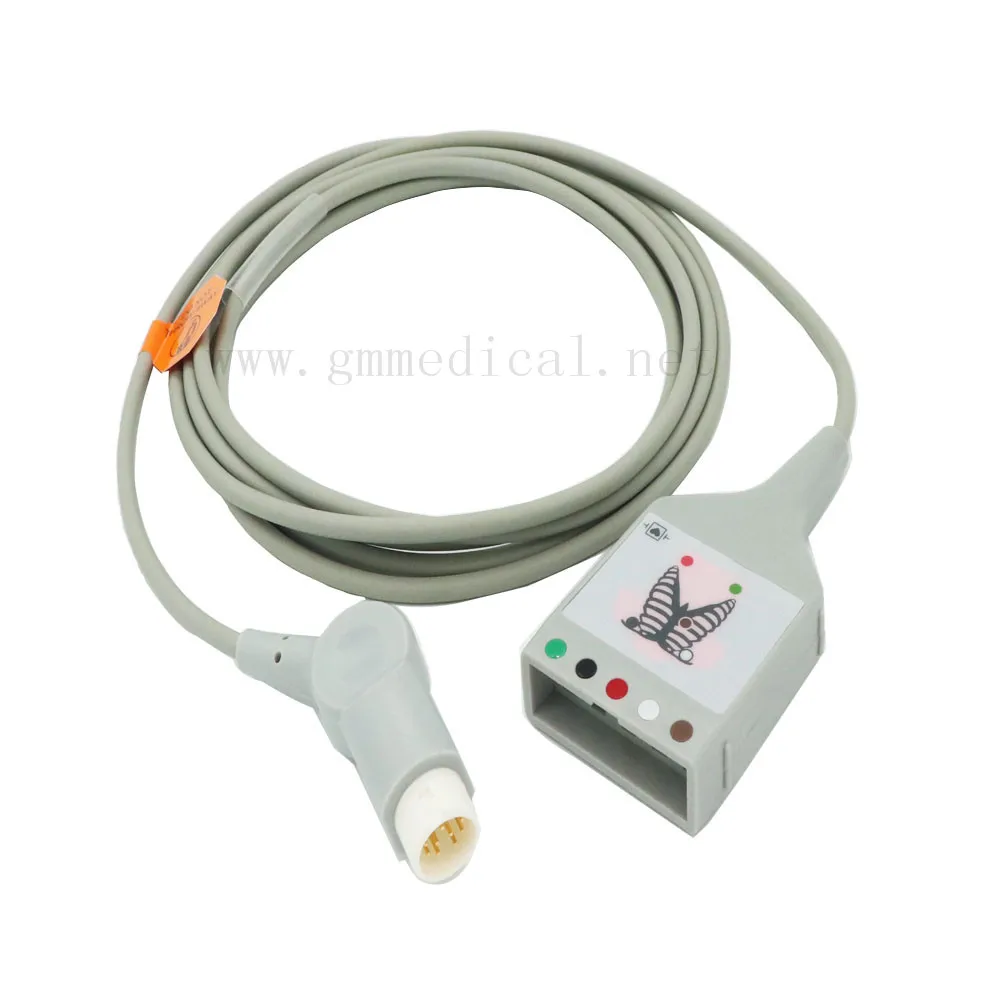5-Lead AHA trunk cable ,ECG Trunk cable for Patient monitor , 9ft & 12pin. Compatible with HP/ Philips. цена 5-Lead AHA trunk cable ,ECG Trunk cable for Patient monitor , 9ft & 12pin. Compatible with HP/ Philips. цены онлайн