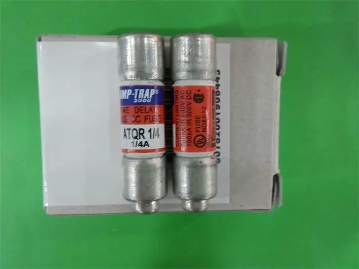 

Free shipping 5pcs ATQR 1/4 AMP TRAP 10X38 faray ceramic fuse 0.25A delay