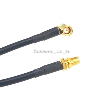 

RF Cable RP SMA Male Right Angle 90 Degree to RP SMA Female Straight Coax Connector Extension 1.6 Feet