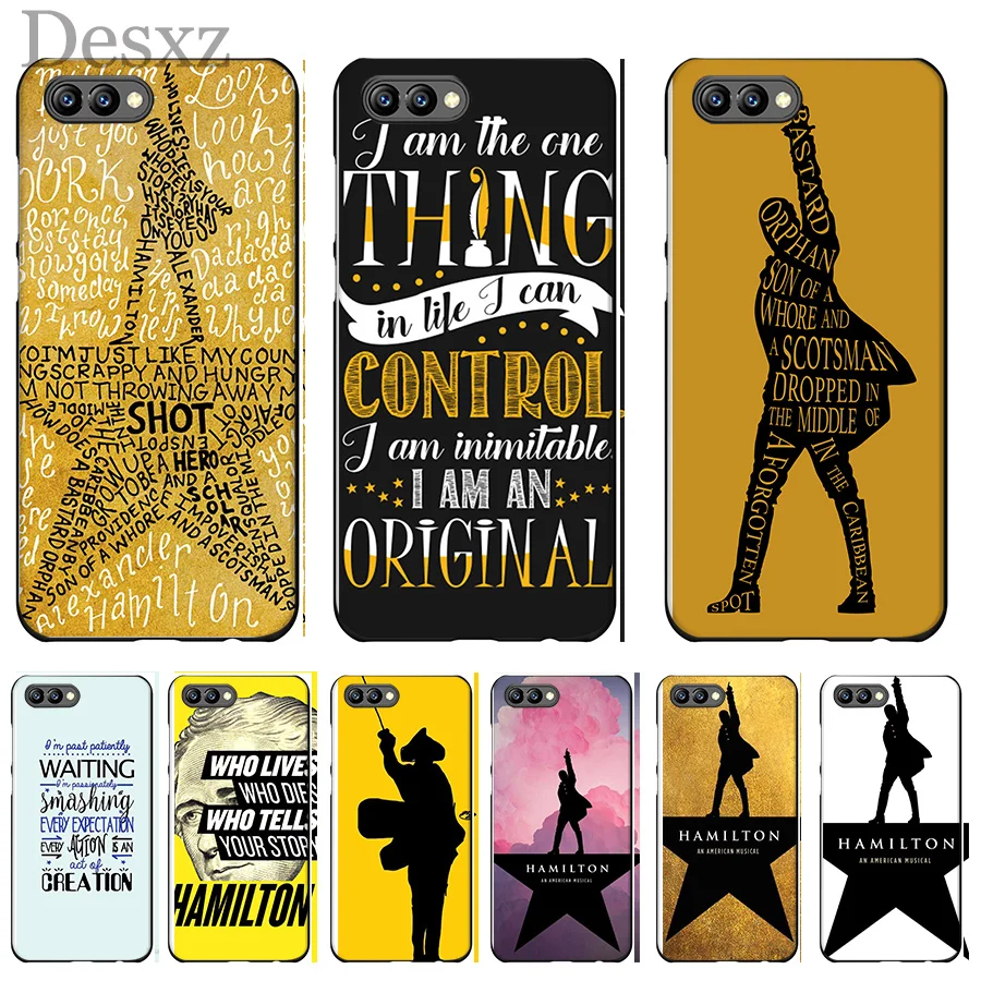 Чехол для телефона Hamilton Musical Lyrics For Honor Note 6a 7C 7X 9 10 Lite Pro 8X | Мобильные телефоны и